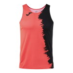 Joma Sport-Tank Top Picacho City (leicht, elastisch Material) coralrot/schwarz Herren