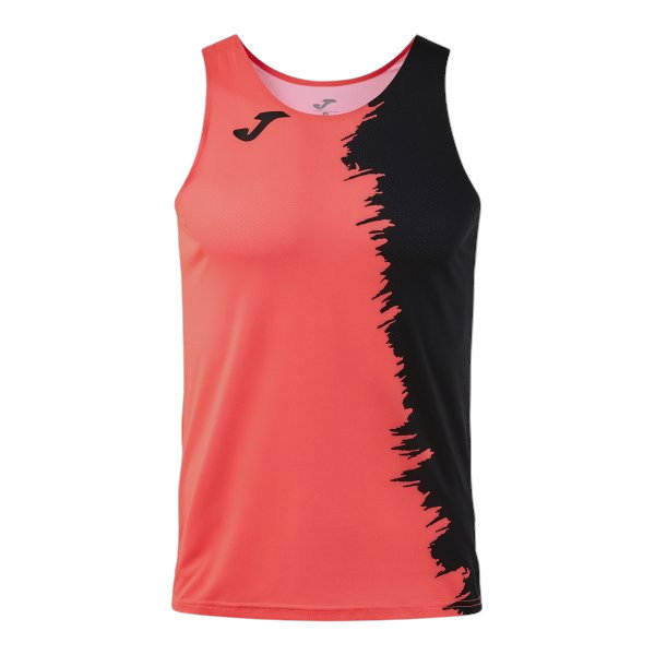 Joma Sport-Tank Top Picacho City (leicht, elastisch Material) coralrot/schwarz Herren
