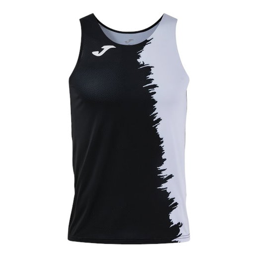 Joma Sport-Tank Top Picacho City (lekkie, elastyczne materiały) czarno-białe męskie