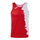 Joma Sport-Tank Top Picacho City (leicht, elastisch Material) rot/weiss Herren