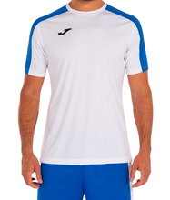 Joma Sport T-shirt Academy (100% Polyester) white/royal blue men's