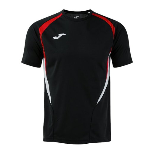 Joma Sport-Tshirt Championship 20 (hoher Tragekomfort, rec. Polyester) schwarz/rot Herren