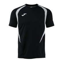 Joma Sport-Tshirt Championship 20 (hoher Tragekomfort, rec. Polyester) schwarz/grau Herren