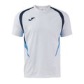 Joma Sport-Tshirt Championship 20 (hoher Tragekomfort, rec. Polyester) weiss/hellblau Herren