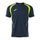 Joma Sport-Tshirt Championship 20 (hoher Tragekomfort, rec. Polyester) dunkelblau/neongelb Herren