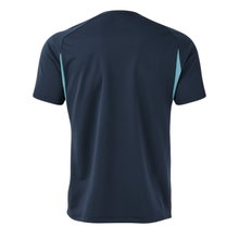 Joma Sport-Tshirt Championship 20 (hoher Tragekomfort, rec. Polyester) dunkelblau/neongelb Herren