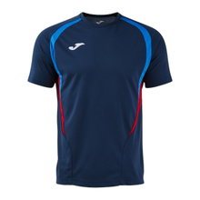 Joma Sport-Tshirt Championship 20 (hoher Tragekomfort, rec. Polyester) dunkelblau/royalblau Herren
