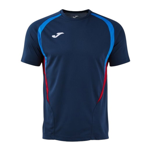 Joma Sport-Tshirt Championship 20 (hoher Tragekomfort, rec. Polyester) dunkelblau/royalblau Herren