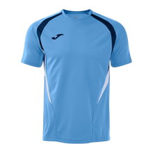 Joma Sport-Tshirt Championship 20 (hoher Tragekomfort, rec. Polyester) hellblau/dunkelblau Herren