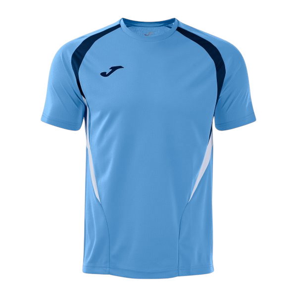 Joma Sport-Tshirt Championship 20 (wysoki komfort noszenia, rec. poliester) jasnoniebieski/ciemnoniebieski mężczyźni