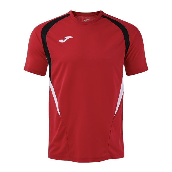 Joma Sport-Tshirt Championship 20 (hoher Tragekomfort, rec. Polyester) rot/schwarz Herren