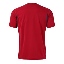 Joma Sport T-shirt Championship 20 (high wearing comfort, recycled polyester) red/navy blue men's