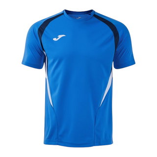 Joma Sport-Tshirt Championship 20 (wysoki komfort noszenia, rec. poliester) niebieski/granatowy męski