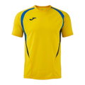 Joma Sport-Tshirt Championship 20 (hoher Tragekomfort, rec. Polyester) gelb/royalblau Herren