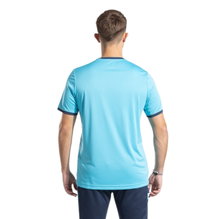 Joma Sport T-shirt Combi Premium (100% Polyester, breathable) turquoise blue men's