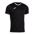 Joma Sport-Tshirt Combi Premium (100% Polyester, atmungsaktiv) schwarz/weiss Herren