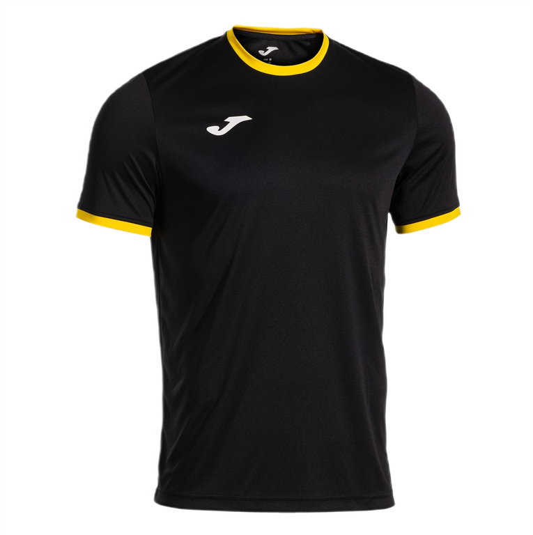 Joma Sport-Tshirt Combi Premium (100% Polyester, atmungsaktiv) schwarz/gelb Herren