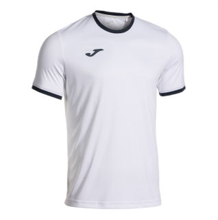 Joma Sport-Tshirt Combi Premium (100% Polyester, atmungsaktiv) weiss/navy Herren