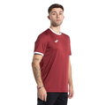 Joma Sport-Tshirt Combi Premium (100% Polyester, atmungsaktiv) bordeauxrot/weiss Herren