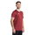 Joma Sport-Tshirt Combi Premium (100% Polyester, atmungsaktiv) bordeauxrot/weiss Herren