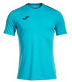 Joma Sport-Tshirt Olimpiada (100% Polyester) türkis/marineblau Herren