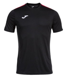 Joma Sport-Tshirt Olimpiada (100% Polyester) schwarz/rot Herren