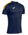 Joma Sport-Tshirt Olimpiada (100% Polyester) marineblau/gelb Herren