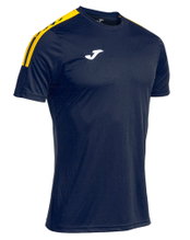Joma Sport T-shirt Olimpiada (100% Polyester) navy blue/yellow Men's