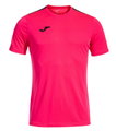Joma Sport-Tshirt Olimpiada (100% Polyester) fuchsia/schwarz Herren