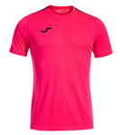 Joma Sport-Tshirt Olimpiada (100% Polyester) fuchsia/schwarz Herren