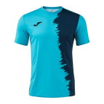 Joma Sport-Tshirt Picacho City (leicht, elastisch Material) türkis/dunkelblau Herren