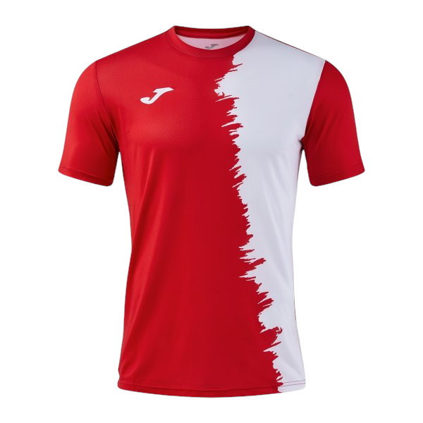 Joma Sport-Tshirt Picacho City (leicht, elastisch Material) rot/weiss Herren