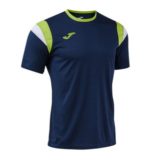 Koszulka sportowa Joma Terra (lekka, oddychająca) granatowa/lime zielona męska