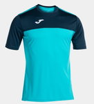 Joma Sport-Tshirt Winner türkis/marineblau Herren