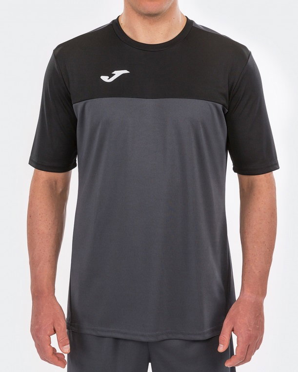 Joma Sport-Tshirt Winner anthrazitgrau/schwarz Herren