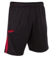Joma Sporthose Bermuda Championship VII (100% Polyester) kurz schwarz/rot Herren