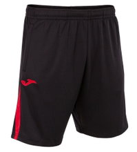 Joma Sports Shorts Bermuda Championship VII (100% Polyester) short black/red Men