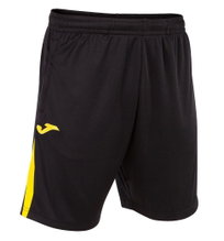 Joma Sports Shorts Bermuda Championship VII (100% Polyester) short black/yellow Men
