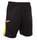 Joma Sporthose Bermuda Championship VII (100% Polyester) kurz schwarz/gelb Herren