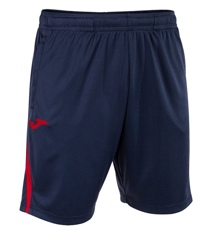 Joma Sporthose Bermuda Championship VII (100% Polyester) kurz marineblau/rot Herren