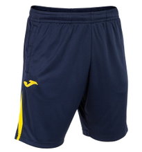 Joma Sports Shorts Bermuda Championship VII (100% Polyester) short navy/yellow Men