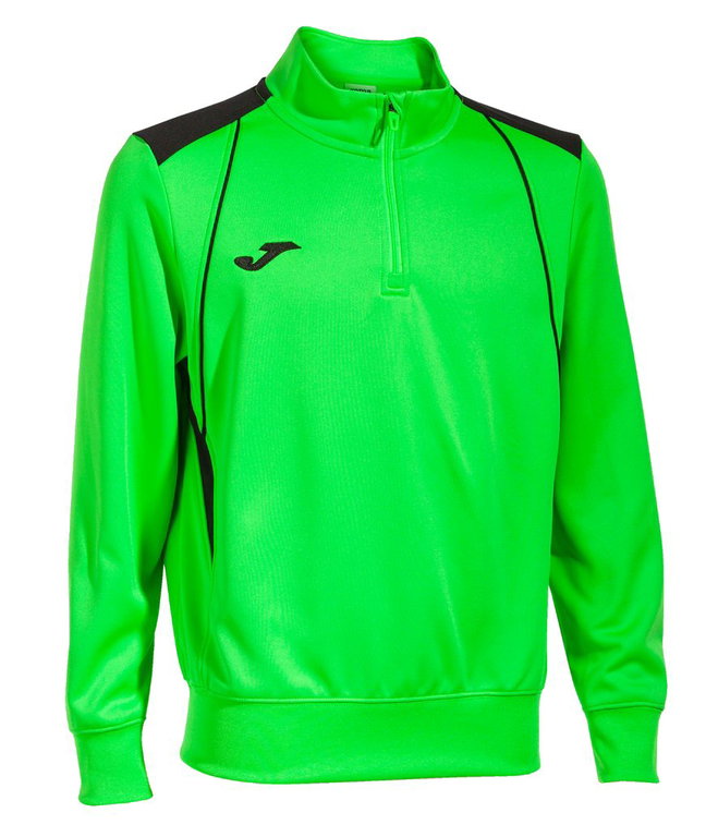 Joma Pullover Championship VII Sweatshirt (Half-Zip, Fleece-Futter) neongrün Herren