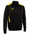 Joma Pullover Championship VII Sweatshirt (Half-Zip, Fleece-Futter) schwarz/gelb Herren