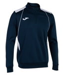 Joma Pullover Championship VII Sweatshirt (Half-Zip, Fleece-Futter) marineblau/weiss Herren