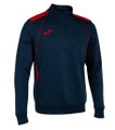 Joma Pullover Championship VII Sweatshirt (Half-Zip, Fleece-Futter) marineblau/rot Herren