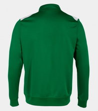 Joma Pullover Championship VII Sweatshirt (Half-Zip, Fleece Lining) Green/White Men