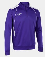 Joma Pullover Championship VII Sweatshirt (Half-Zip, Fleece Lining) purple/white Men