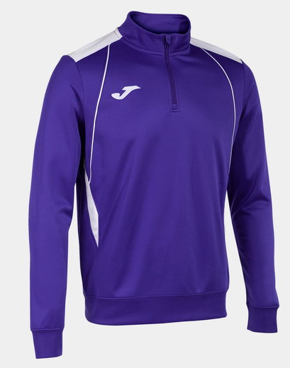 Joma Pullover Championship VII Sweatshirt (Half-Zip, Fleece-Wnętrze) fioletowy/biały mężczyźni