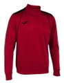 Joma Pullover Championship VII Sweatshirt (Half-Zip, Fleece-Futter) rot/schwarz Herren