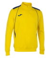 Joma Pullover Championship VII Sweatshirt (Half-Zip, Fleece-Futter) gelb/marineblau Herren